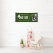 elegante congraten afstuderen fotobanner spandoek (Insitu)