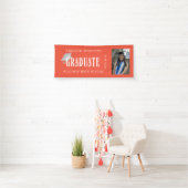elegante congraten afstuderen fotobanner spandoek (Insitu)