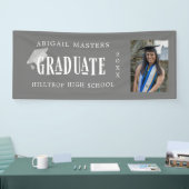 elegante congraten afstuderen fotobanner spandoek (Beurs)