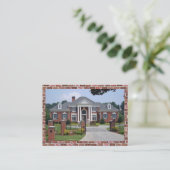 Elegante constructie / onroerend goed Visitekaartj Visitekaartje (Staand voorkant)