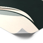 Elegante Contours Salon Wall Art Poster (Hoek)