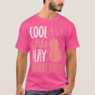 Elegante contrabas orkest Jazz muzikant Bassis T-shirt