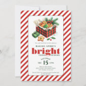Elegante Cookie Exchange Rood Groen Partij Kaart (Voorkant)