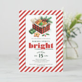 Elegante Cookie Exchange Rood Groen Partij Kaart (Staand voorkant)