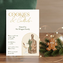 Elegante Cookies en Cocktails Kerstfeest