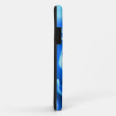 Elegante, coole blauw roos bloemfotokunst. Case-Mate iPhone case (Achterkant/rechts)