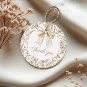 Elegante Coquette Bow Chinoiserie Bedankt Bedankjes Labels