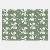 Elegante Coquette Green Shamrocks set van 3 Inpakpapier Vel (Voorkant)
