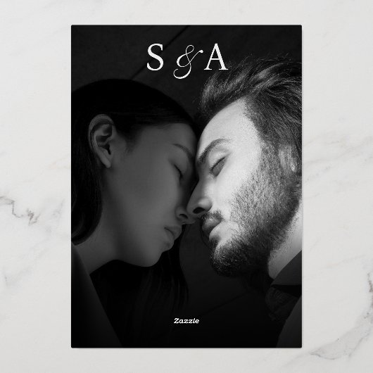 Elegante Coquette Hand getrokken strikken & bruilo Folie Uitnodiging (Achterkant)