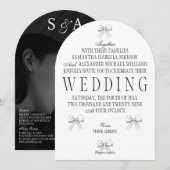 Elegante Coquette Hand getrokken strikken & bruilo Kaart (Voorkant / Achterkant)