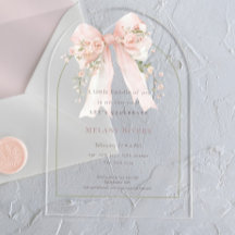 Elegante Coquette Roze Blush Rozen Boog Baby Showe