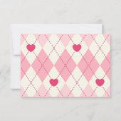 Elegante Coquette Roze Bow Afstuderen Bedankkaart (Achterkant)