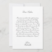 Elegante Coquette Roze Ribbon Bow Bruidsmeisje Kaa (Achterkant)