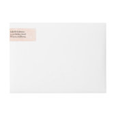 Elegante Coral Roos Waterverf bruiloft Mailing (Voorkant)