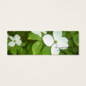 Elegante Cornus Save the Date Mini Visitekaartjes (Achterkant)