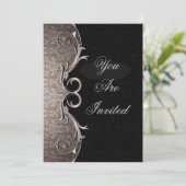 Elegante corporate diner uitnodiging (Staand voorkant)