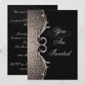 Elegante corporate diner uitnodiging (Voorkant / Achterkant)