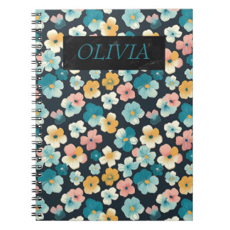 Elegante CottageCore Floral Gifts Notitieboek