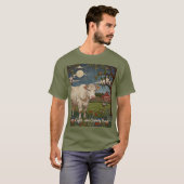Elegante country chic boho koe boerderij t-shirt (Voorkant volledig)