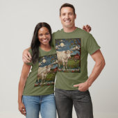 Elegante country chic boho koe boerderij t-shirt (Unisex)