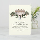 Elegante Country Manor Ranch Alles in één Kaart (Staand voorkant)