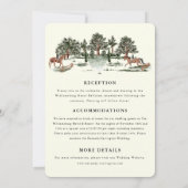 Elegante Country Manor Ranch Alles in één Kaart (Achterkant)