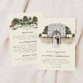 Elegante Country Manor Ranch Alles in één Kaart