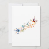 Elegante Couples Bruiloft Brunch Kaart (Achterkant)