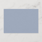 Elegante Couture | Dusty Blue Gastgegevens Informatiekaartje (Achterkant)