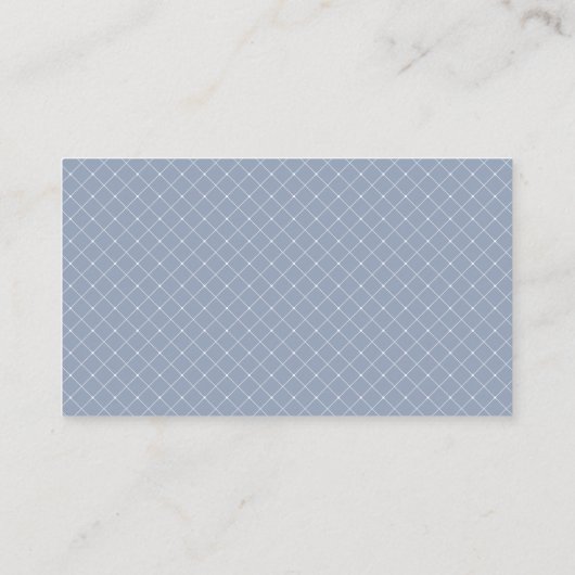 Elegante Couture | Dusty Blue Gift Registry Insert Informatiekaartje (Achterkant)