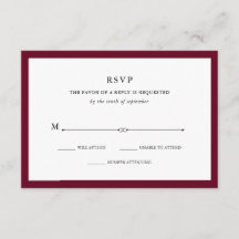 Elegante Couture | Marsala RSVP