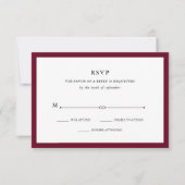 Elegante Couture | Marsala RSVP (Voorkant)