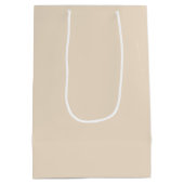 Elegante Cream Gift Bag Medium Cadeauzakje (Achterkant)