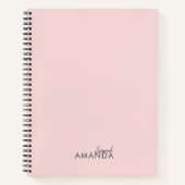 Elegante Cream Teacher appreciatie Trendy Notitieboek (Voorkant)