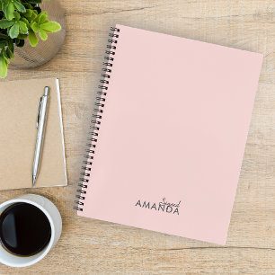 Elegante Cream Teacher appreciatie Trendy Notitieboek