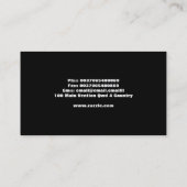 Elegante creatieve Visitekaartjes (Achterkant)