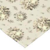 Elegante Crème Beige Rozen Floral Pattern Tafelkleed (Gekanteld)