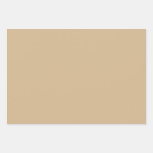 Elegante Crème/Beige/Tan Verpakkende Document Blad Inpakpapier Vel (Voorkant 3)
