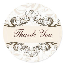 Elegante Crème Bloemen Damask Bruiloft