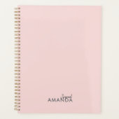 Elegante Crème Docentenwaardering Trendy Planner (Voorkant)