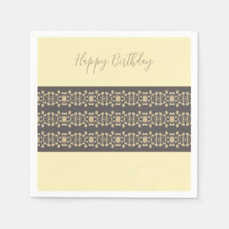 Elegante Crème en Taupe Servet