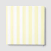 Elegante Crème Gestreepte Viering Gastenboek (Achterkant)