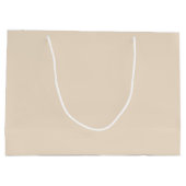 Elegante Crème Grote Gift Bag Groot Cadeauzakje (Achterkant)