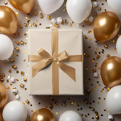 Elegante crème inpakpapier Roll