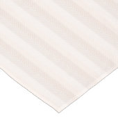 Elegante crème visgraat Zig Zag Tafelkleed (Gekanteld)