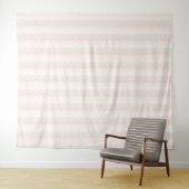 Elegante crème visgraat Zig Zag Wandkleed (In Situ (horizontaal))