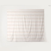 Elegante crème visgraat Zig Zag Wandkleed (Voorkant (horizontaal))