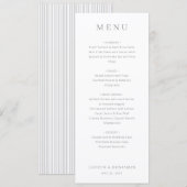 Elegante Crèmeskaart Sjabloon Menu (Voorkant / Achterkant)