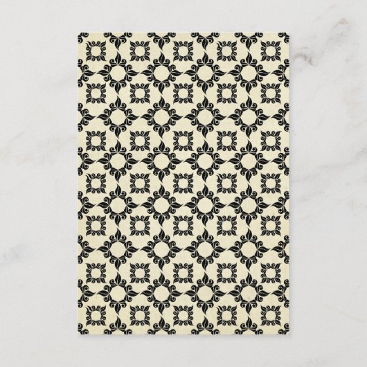 Elegante  Cross Christelijke huwelijksreceptie Informatiekaartje (Achterkant)