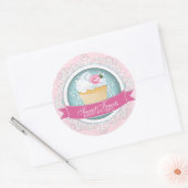 Elegante Cupcake Bakery Box Stickers (Envelop)